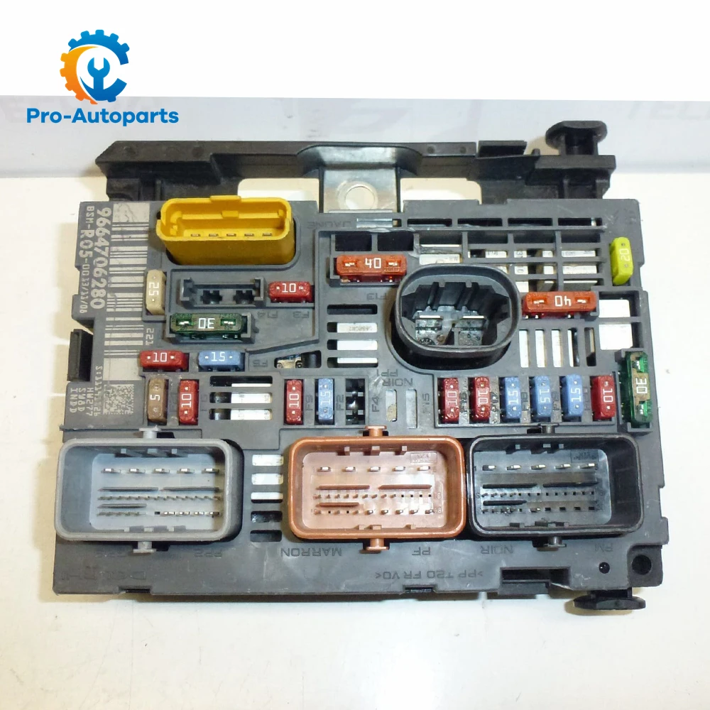 9664706280 Совершенно новый блок предохранителей двигателя в сборе для Peugeot 307 308 408 807