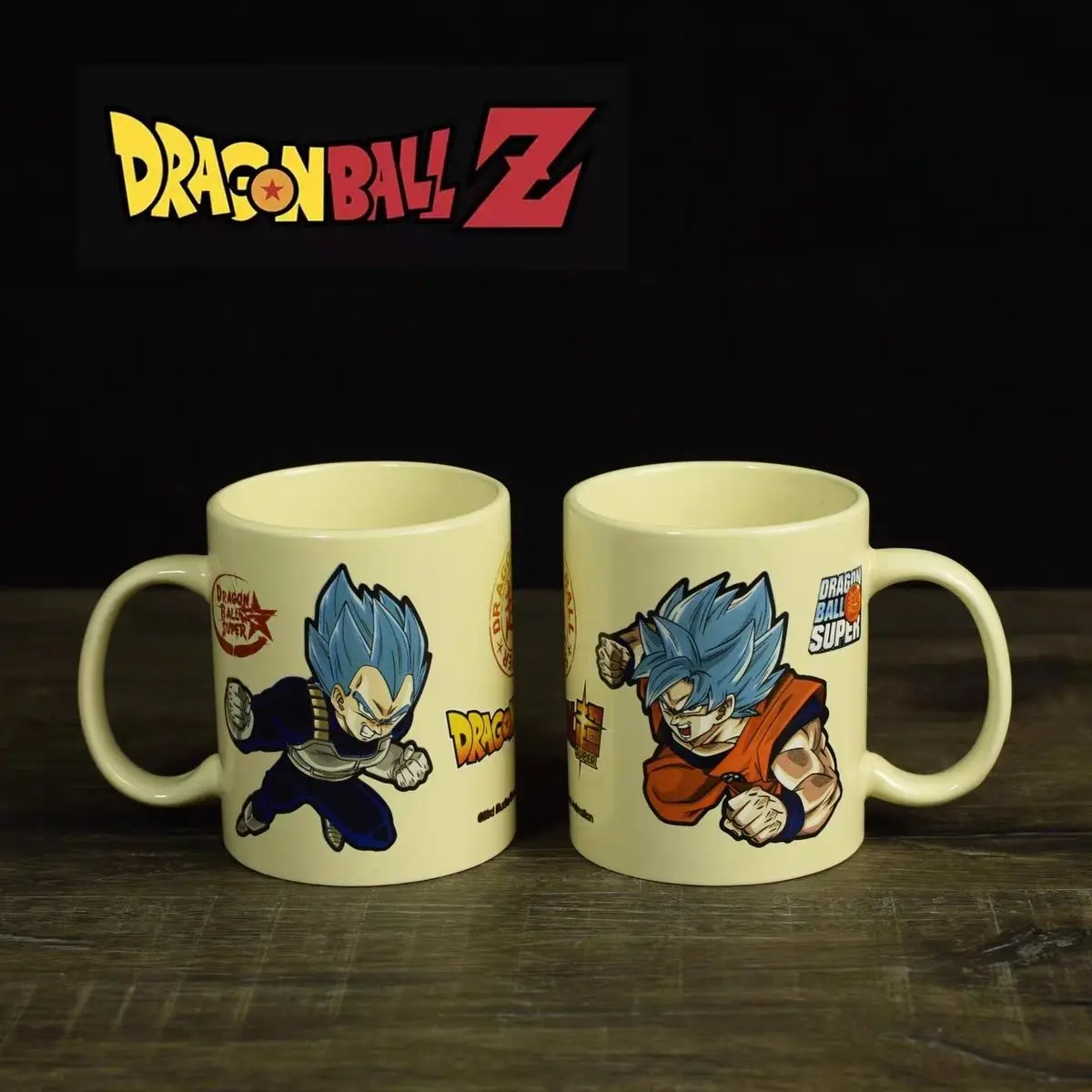 Bandai оригинальная кружка Dragon Ball Goku фигурки Vegeta натуральная керамическая чашка для