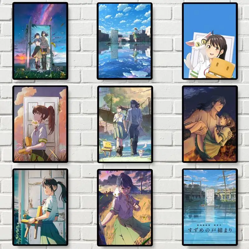 

Suzume iwato Suzume Movie Anime POSTER Poster Prints Wall Pictures Living Room Home Decoration Small