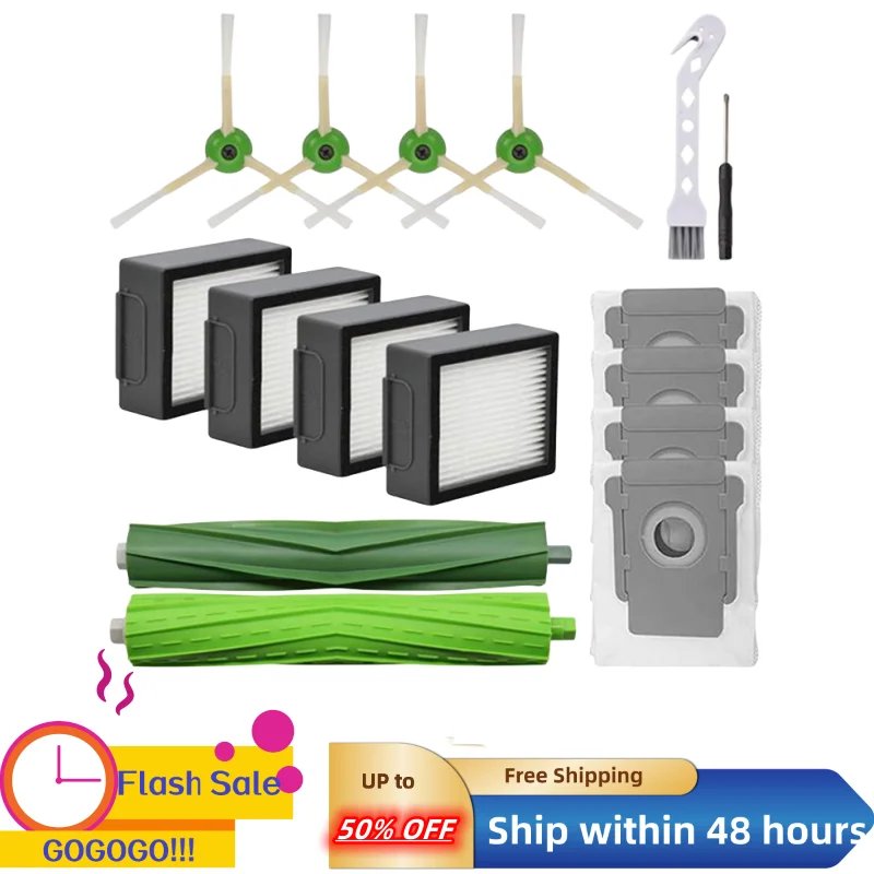 

Replacement Parts for iRobot Roomba E5 E6 E7 I7 I7+ I3 I3+ I4 I4+ I6 I6+ I8 I8+ J7 J7+ Robot Vacuum Cleaner
