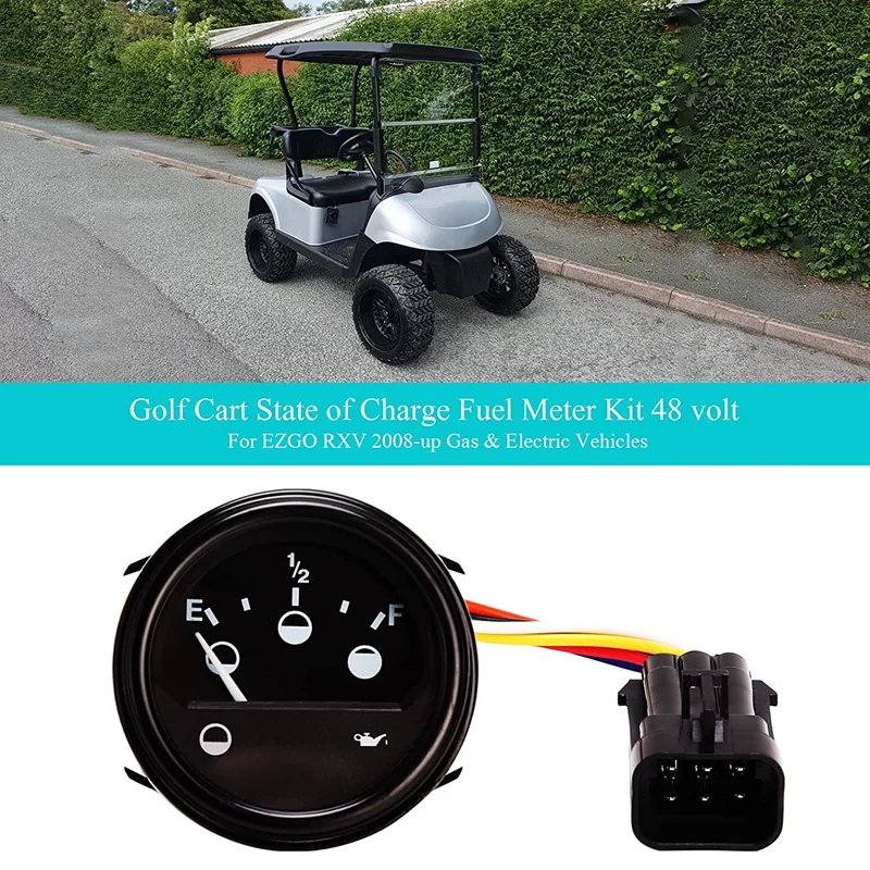 

612314 610191 Fuel Meter 610583 604015 For EZGO RXV Gas Electric 48 V Golf Cart