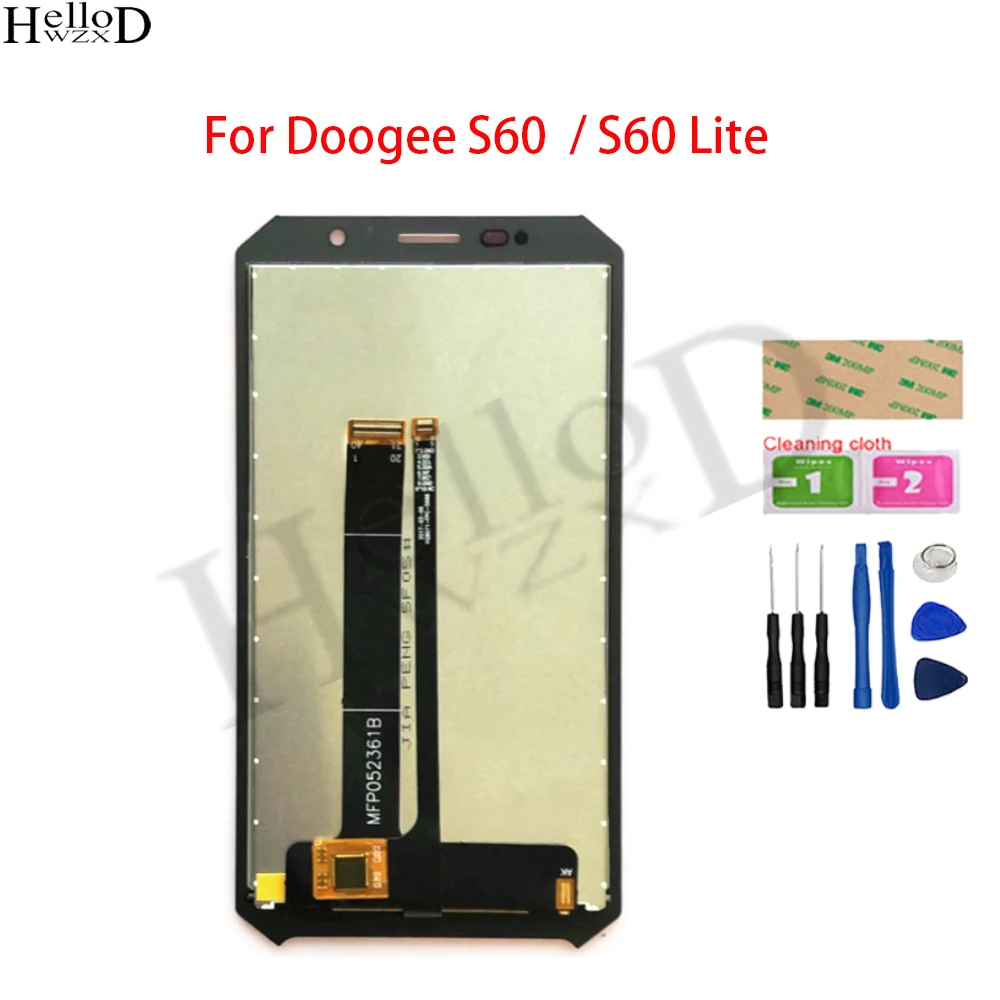 

Mobile Phone LCD Display For Doogee S60 S60 lite LCD Display Touch Screen DIgitizer Assembly Repair Part