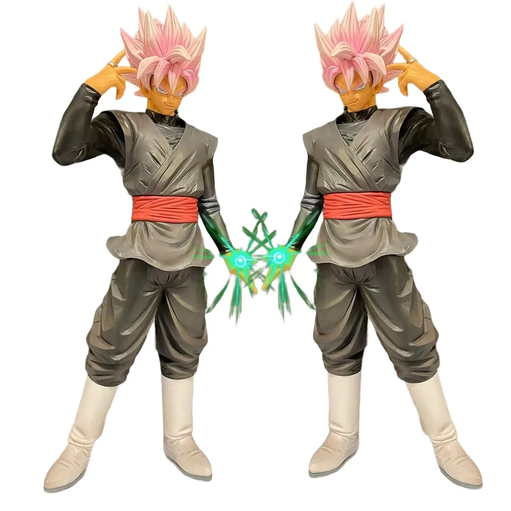 

Anime Dragon Ball Super Zamasu Figure Fit Black GOKU Statue Super Saiyan Rose PVC Action Figures Collection Model Gift
