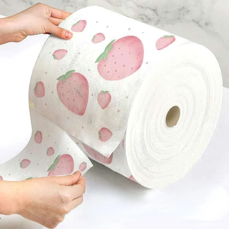 

Household Good Things Lazy Rag Disposable Dishcloth Non-stick Oil Paper Towel Oil-absorbing Paper Dishwashing Towel Scouring Pad