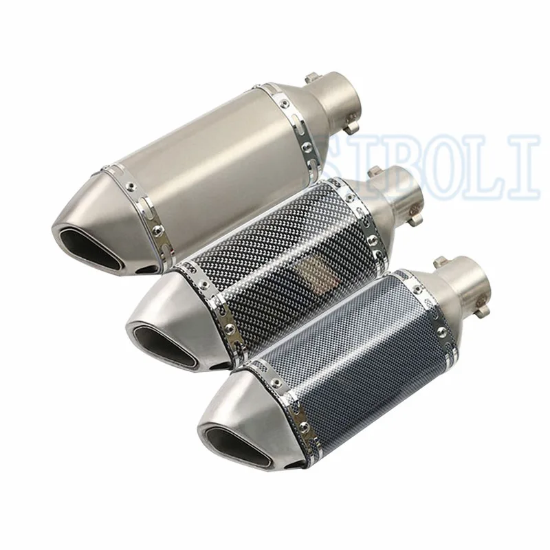 

Универсальный модифицированный выхлопной глушитель для мотоцикла, 38-51 мм, мини-выхлопная труба для мотоцикла, без застежки, для YAMAHA KAWASAKI HONDA AK108