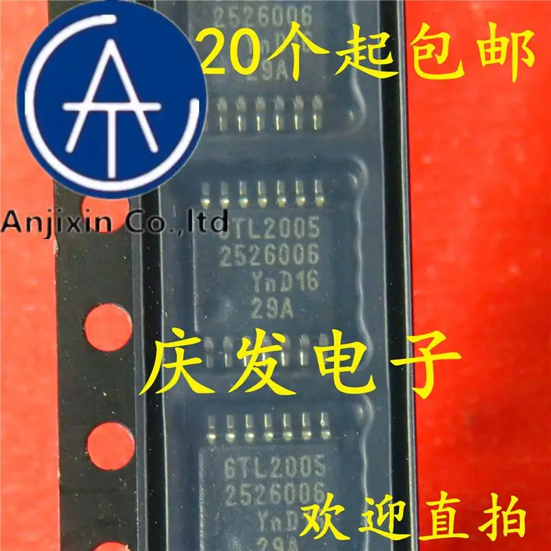 

10pcs 100% orginal new in stock silkscreen GTL2005PW GTL2005 four conversion transceiver TSSOP14