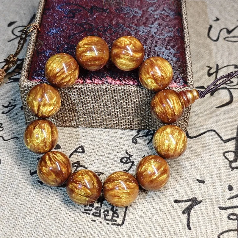 Роскошный браслет из бисера ивы Jinhai смолы и тыквы в этническом стиле амулет удачи