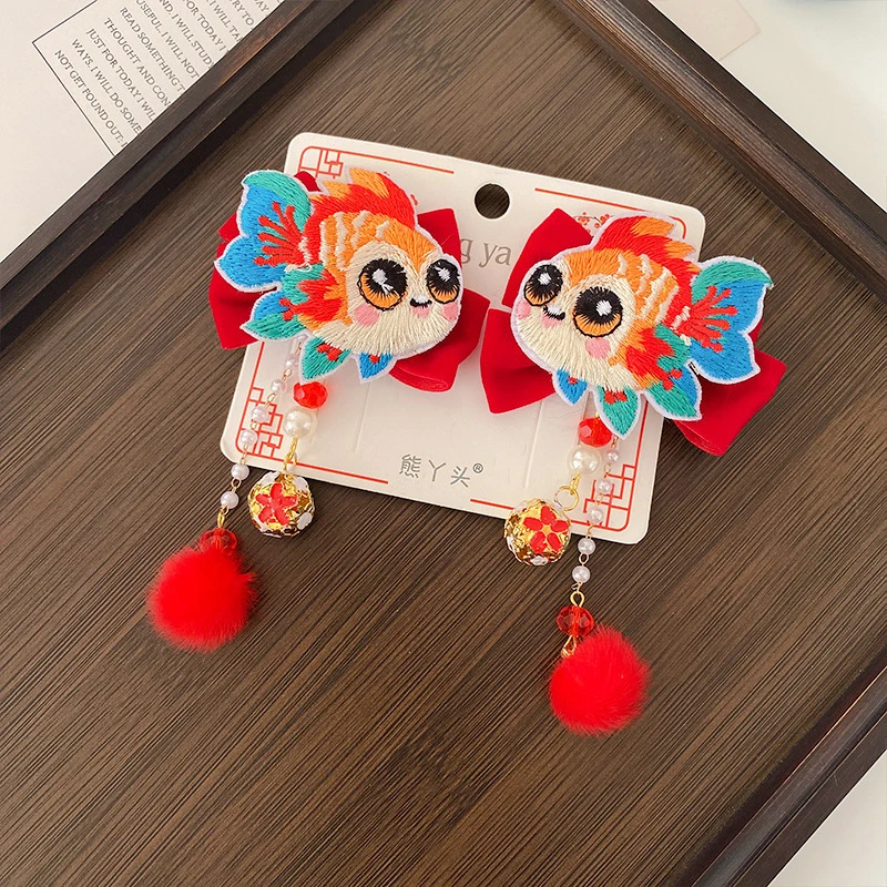 2 шт. украшения в китайском Новом году заколки для волос древнем стиле детские