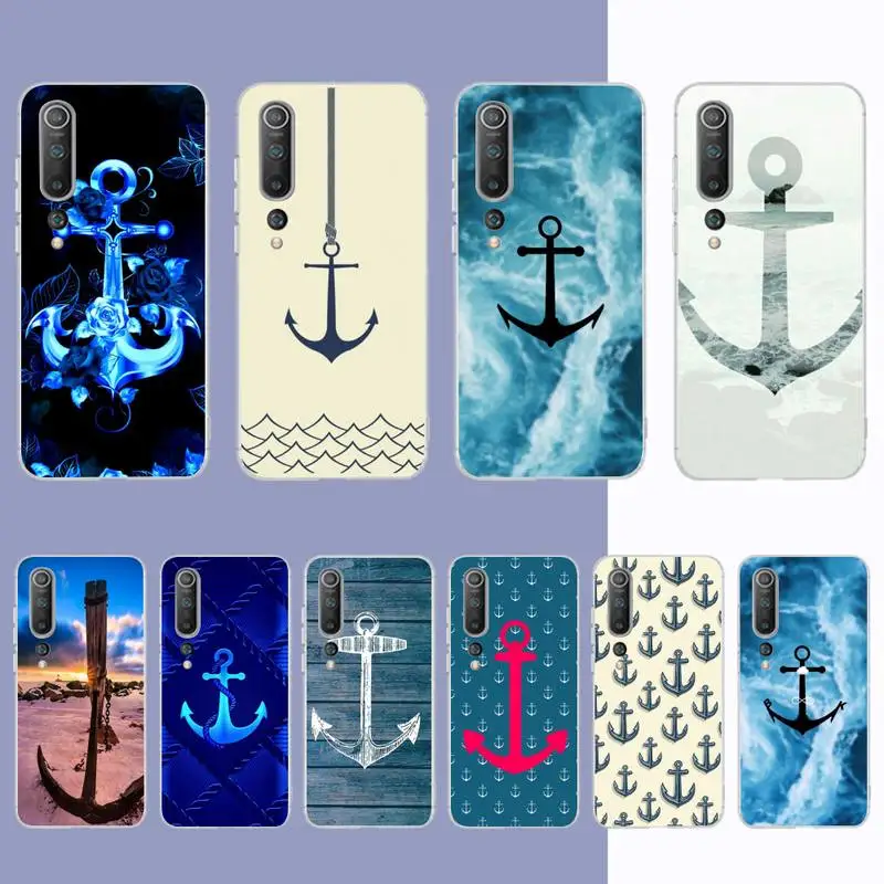 

Ship's anchor Phone Case for Samsung S21 A10 for Redmi Note 7 9 for Huawei P30Pro Honor 8X 10i cover