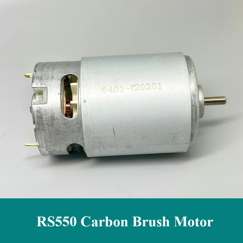 Micro GRS-550VF-7521/75 высокоскоростной двигатель для угольной щетки DC 6V-14,4 V 26600RPM с охлаждающим отверстием для электроинструментов