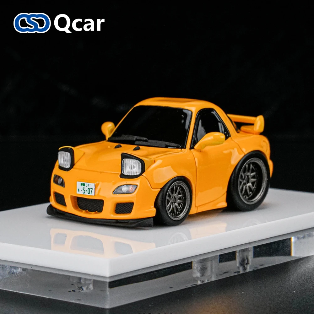 Модель автомобиля SCC Qcar MAZDA RX-7 FD JDM ограниченная серия имитация пластикового