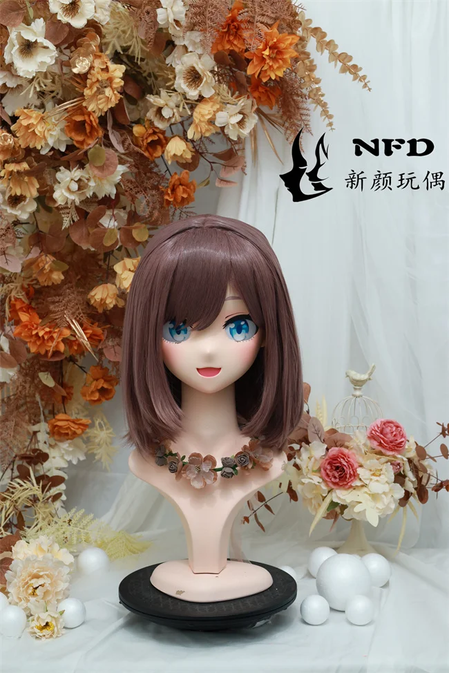 

(Suzuhara Lulu) Full head super sweet female resin crossdressing BJD Doll kig cosplay kigurumi mask
