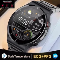 new smart watch men 360360 hd full touch screen fitness tracker smart watch men ecgppg sangao laser health heart rate monitor