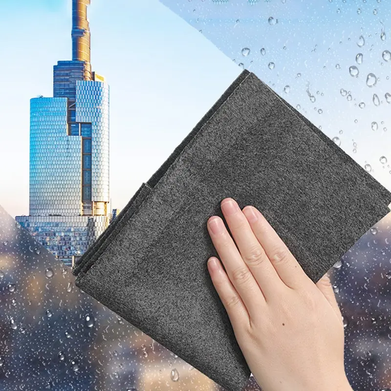 

1Pcs Thickened Magic Cleaning Cloth Microfiber Surface Instant Polishing Household cleaning cloth For glass windows mirrors car