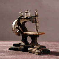creative gift bar retro antique finish ornaments sewing machine home decoration
