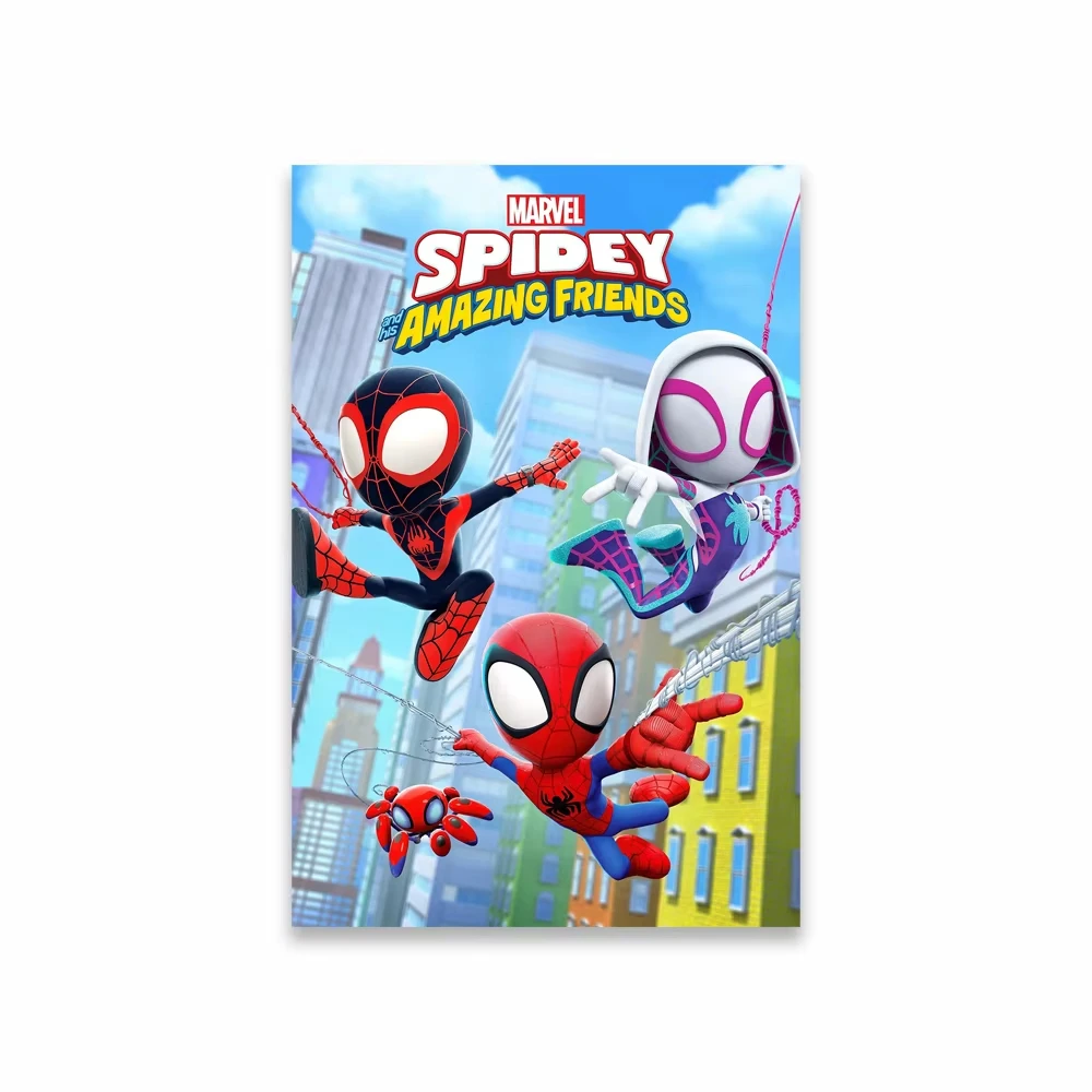 Настенныйprint Человек-паук и его удивительные друзья MINISO татьяна пименова паучок и его удивительные друзья суперраскраска