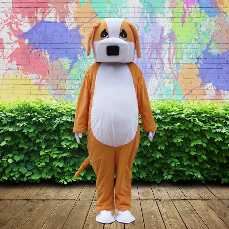 

Dog Mascot Costume Furry Cosplay Cartoon Puppet Fursuit Walking Puppet Show Costume Doll Props Suit