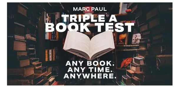 

Triple A Book Test by Marc Paul - magic tricks