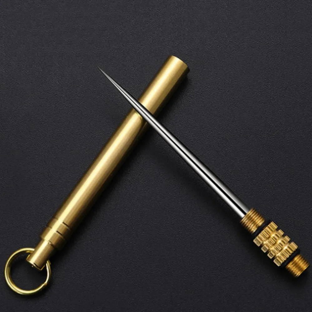 

Titanium Toothpick Self Defense Weapon Survival Tool Keychain EDC Picnic Gadget For Man Woman Outdoor Camp Equipment