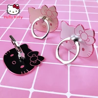 hello kitty mobile phone universal desktop lazy ring buckle paste female cute metal ring bracket
