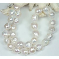 collier de perles blanches de la mer du sud australienne kasumi grand collier de perles naturelles de 12 %c3%a0 13mm 18 pouces
