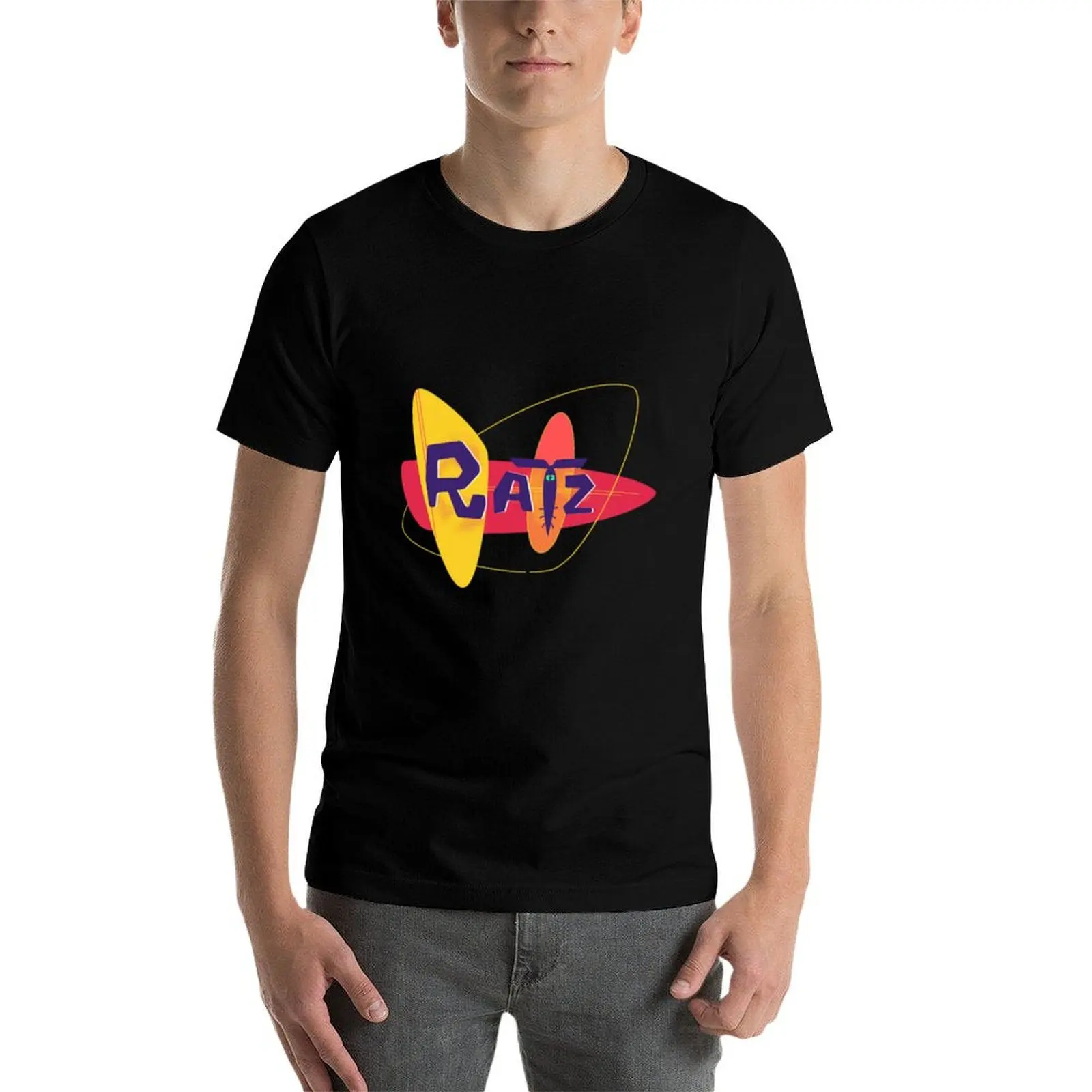 Фото Копия футболки Ratz - Ratz Pink Meme T-Shirt, футболки с принтами, футболки для мужчин, забавные мужские футболки с графическим рисунком, футболка №3