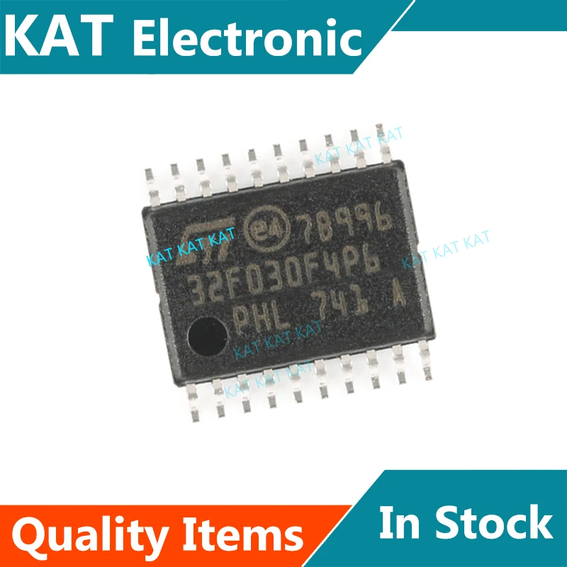 

5шт./лот STM32F030F4P6 32F030F4P6 TSSOP-20 STM32F030C6T6 STM32F030C6 LQFP-48 32-бит MCU с флеш-памятью до 256 Кб, таймерами, ADC