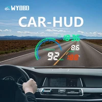 wyobd i9 hud head up display auto hud obd2 car speed projector speedometer car detector oil consumption security alarm