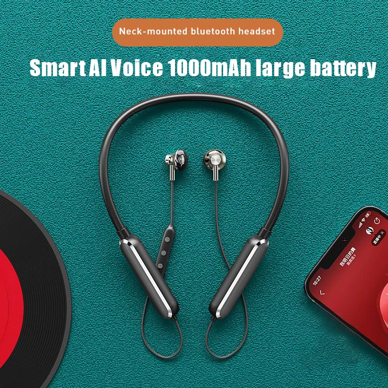 

Bluetooth 5.1Wireless Magnetic Neckband Earphones Waterproof Sport Earbud with Noise Cancelling Mic For Xiaomi Huawei iPhone 032