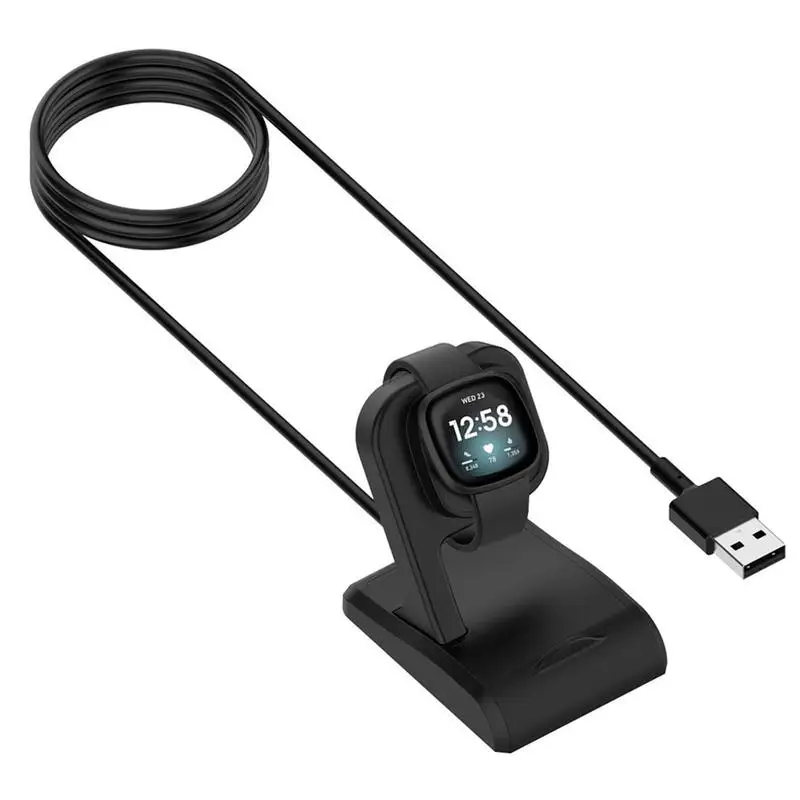

Charging Dock For FitbitVersa 3/sense Smart Watch Charger Cable USB Charging Data Cradle For Fitbit Sense Charger Stand