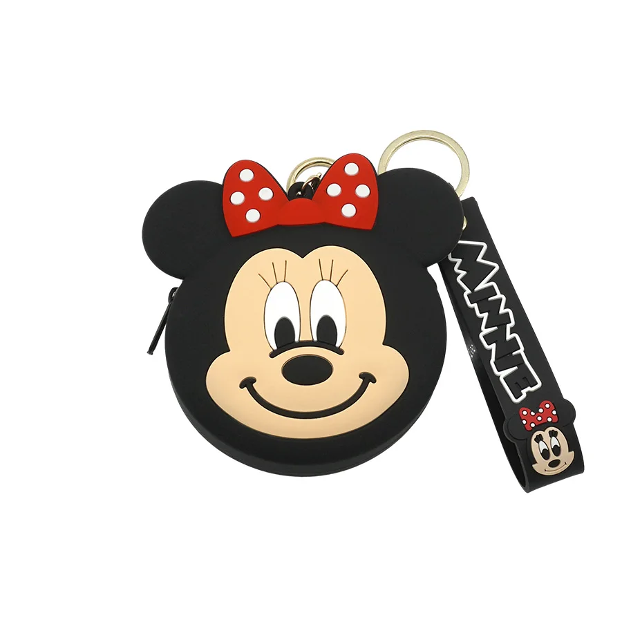 Hot Sale Cute Cartoon Coin Purse Keychain Anime Silicone Backpack Pendant Gift Portable Key Chains Access Children's Xmas Gift