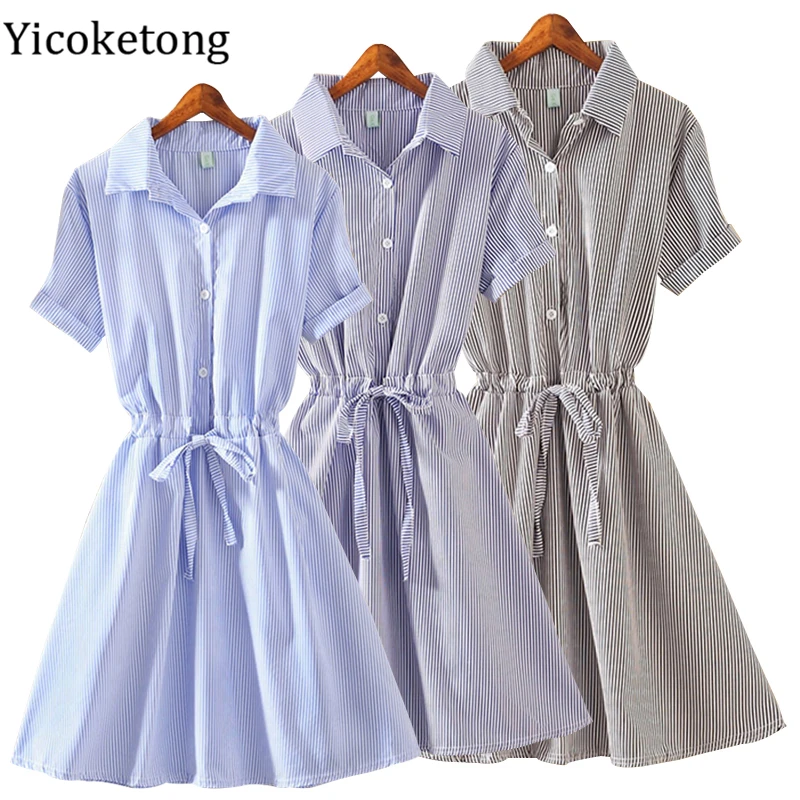 

Вечерние платья для женщин, повседневное летнее платье JK с коротким рукавом, шикарные полосатые женские платья с эластичным поясом, женские...