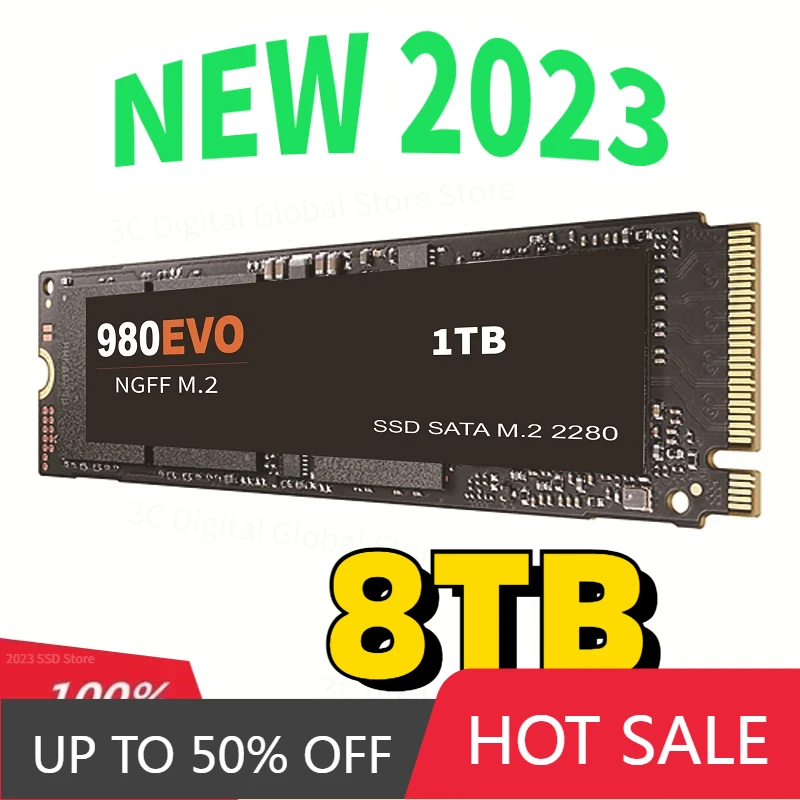 

2023 New SSD M2 NGFF 8TB 4TB 980 EVO Plus 4TB Internal Solid State Drive 1TB Hdd Hard Disk 970 PRO M.2 2TB for Laptop Computer