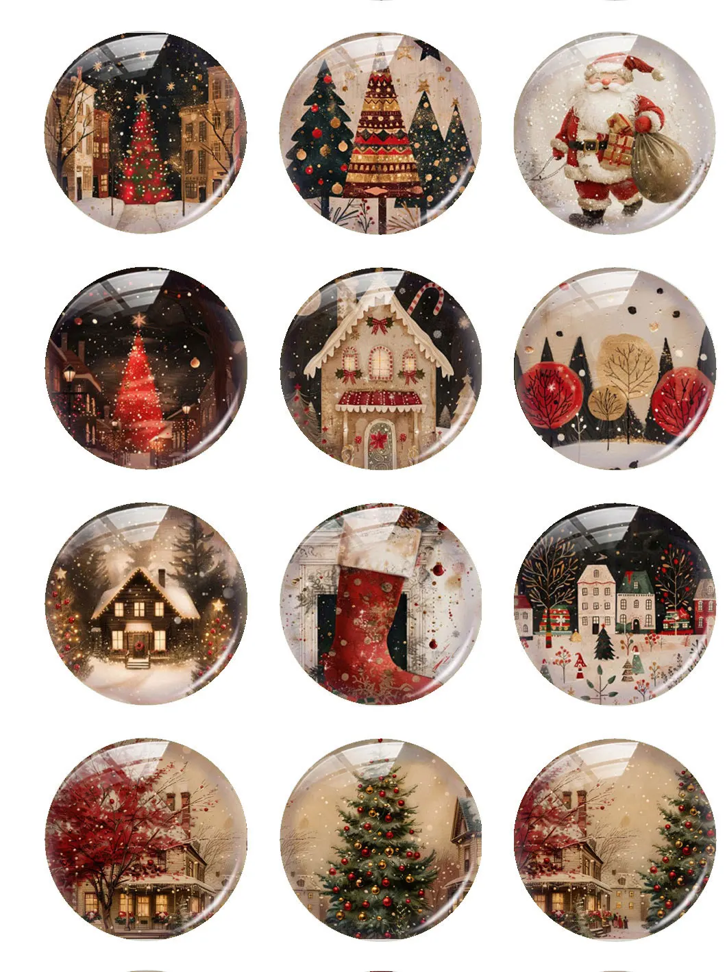 Рождественская елка ручной работы зимняя Санта Иисус снеговик колокольчики Фото