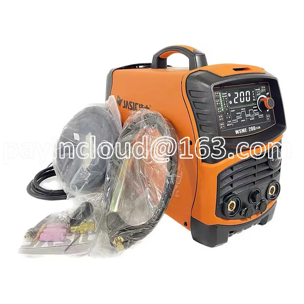 JASIC AC220V с воздушным охлаждением, стандартный цифровой инвертор IGBT, импульсный аргоновый дуговой полностью автоматический сварочный аппарат, сварочный аппарат