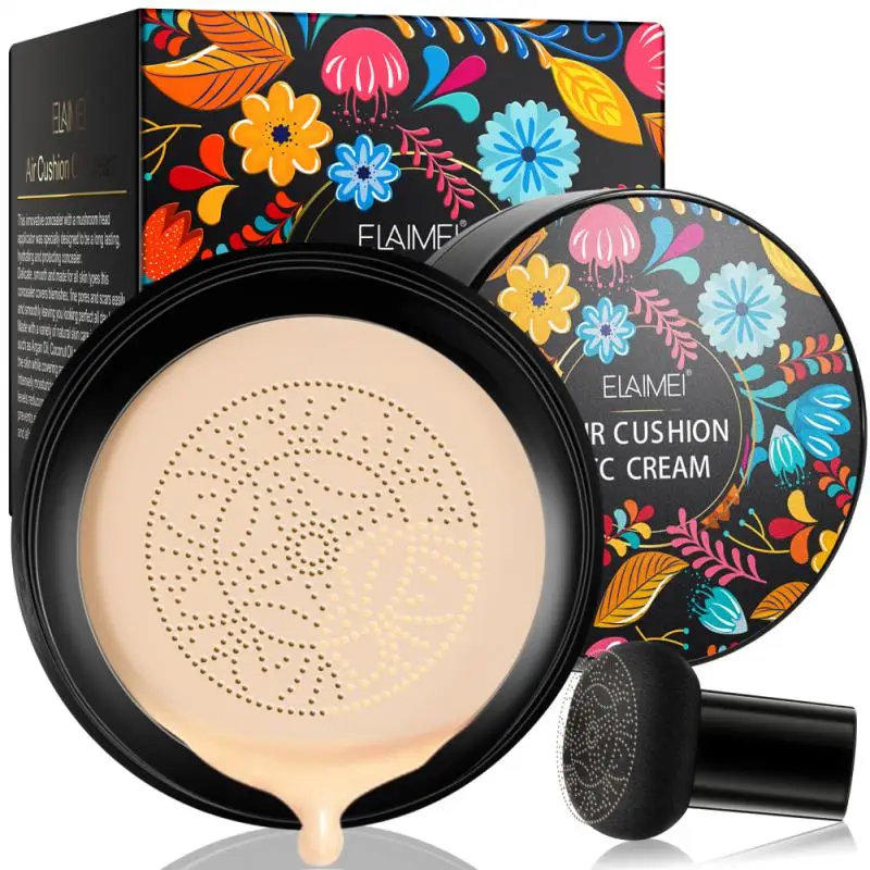 

Mushroom Head Air Cushion CC Cream Face Makeup Waterproof Concealer Isolate Liquid Foundation Cosmetic Women Make Up Maquiagem