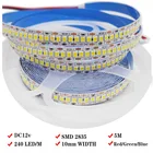 5 м 240 светодиодный sM DC12V 2835 SMD светодиодная полоса светильник белыйтеплый белыйкрасныйзеленыйсиний Гибкая лампа лента IP20IP65