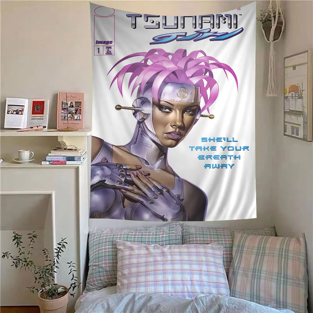 H-Hajime S-Sorayama модный гобелен Художественная печать искусство научная фантастика