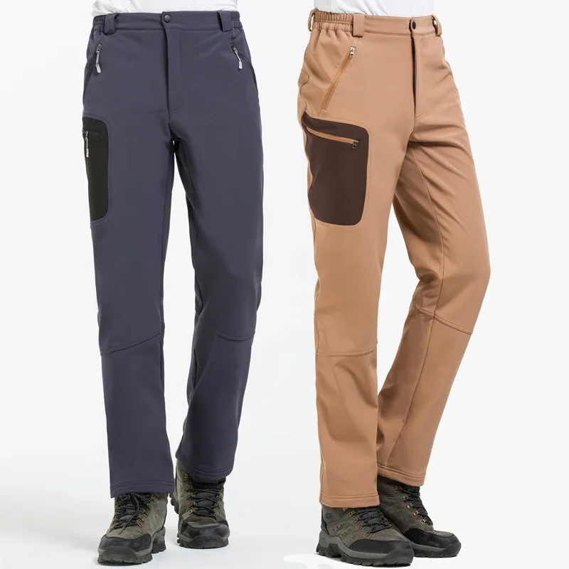 Новые мужские толстые флисовые мягкие брюки NUONEKO походные для кемпинга уличные