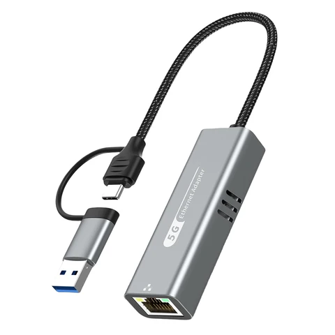 Адаптер USB-C/USB 3.1 Ethernet 5000 Мбит/с