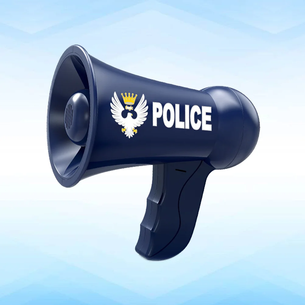 

Toy Megaphone Funny Kids Playset Child Cosplay Loudspeaker Police Childrens Toys Shield