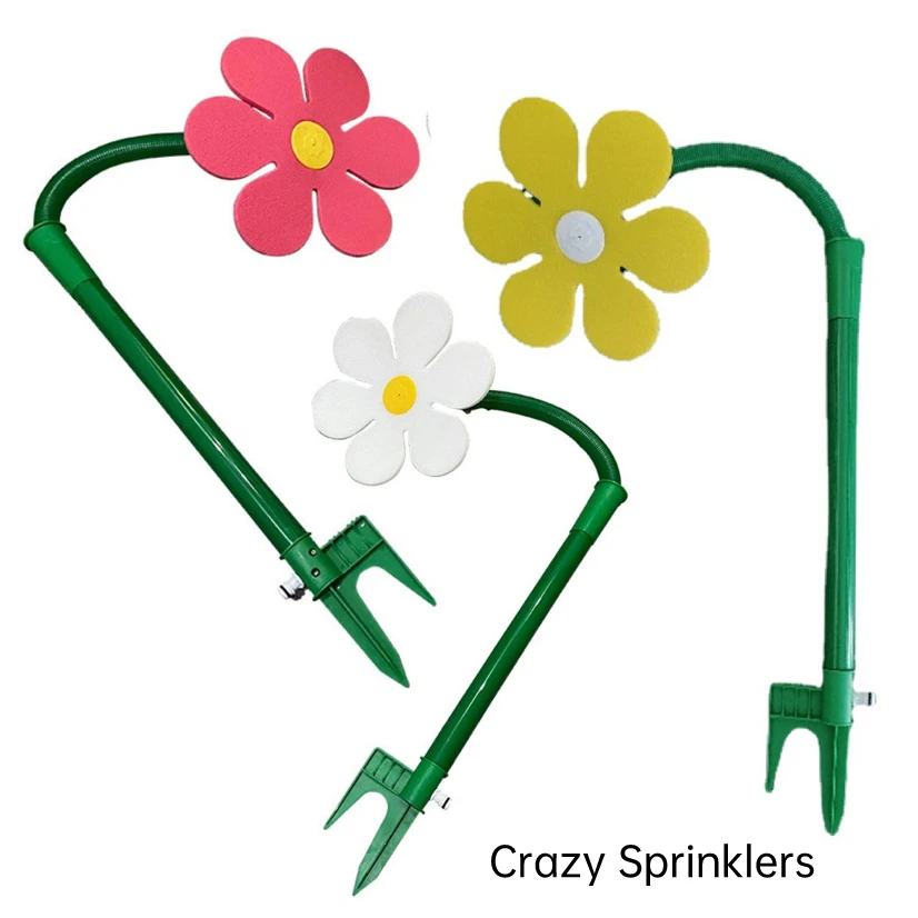

Спринклеры для двора, забавные танцевальные распылители ромашки, ромашки, для полива газона, садовый спринклер в форме цветка