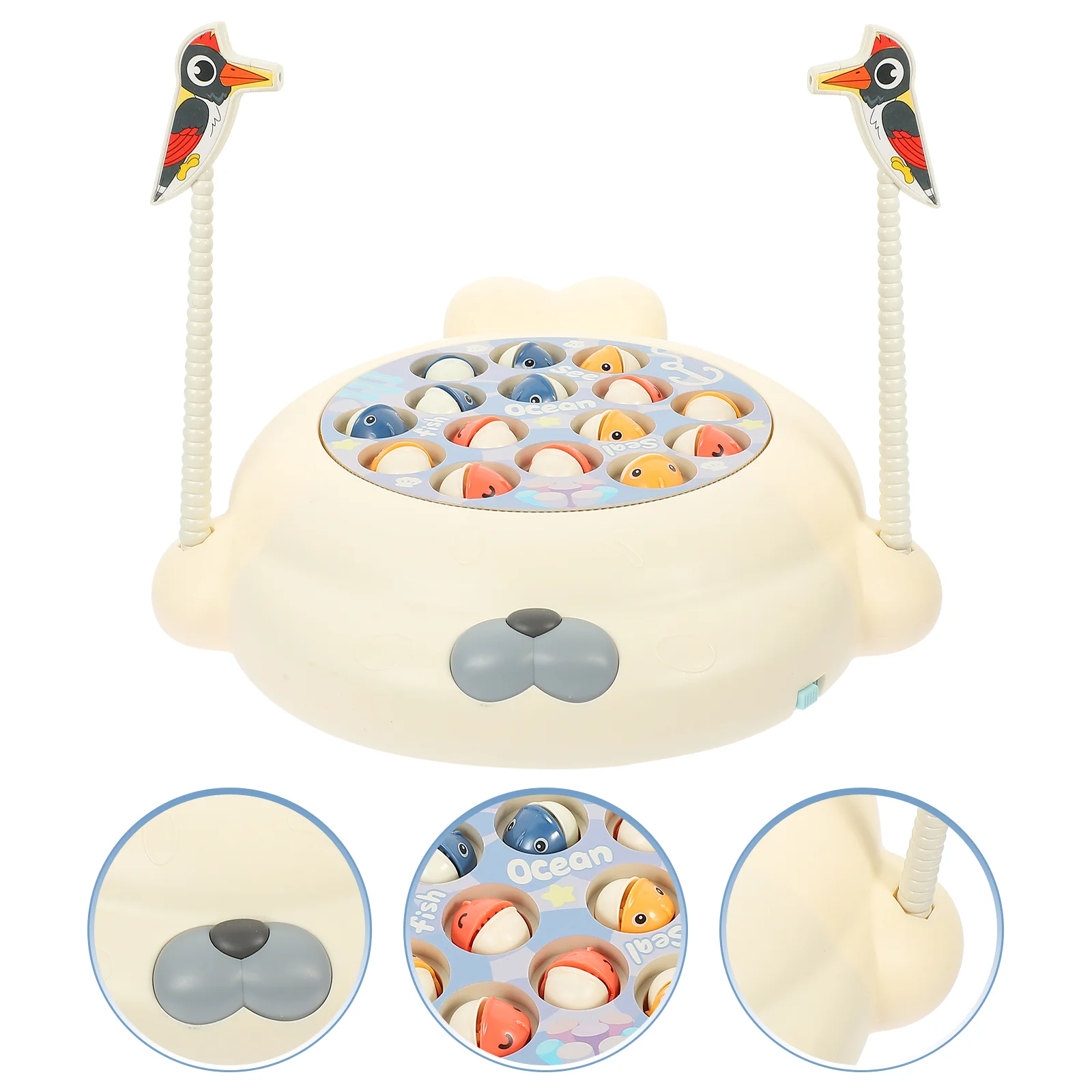 

1 Set of Electric Fishing Plate Brain Developed Funny Children's Fishing