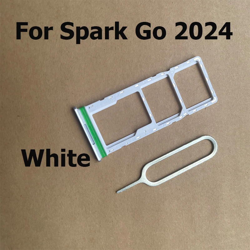 Лоток для SIM-карты Tecno Spark Go 2024 адаптер держателя и держатель лотка Micro SD запасные