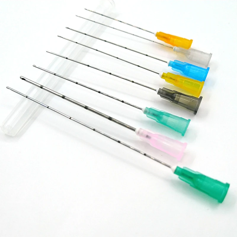 Disposable Micro Cannula Blunt Tip Injection Needle 18G 21G 22G 23G 25g 27G 30G