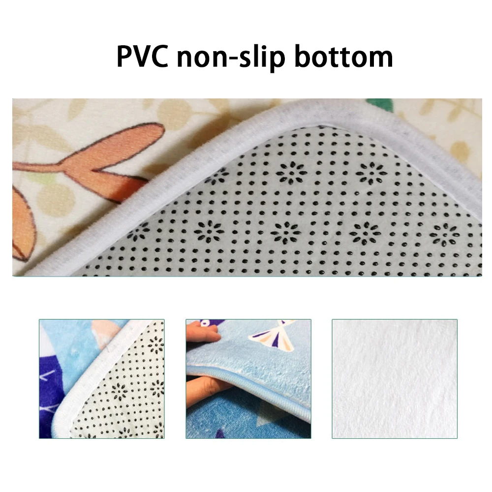 Коврики для растений с золотыми листьями спальни моющийся ковер нескользящий