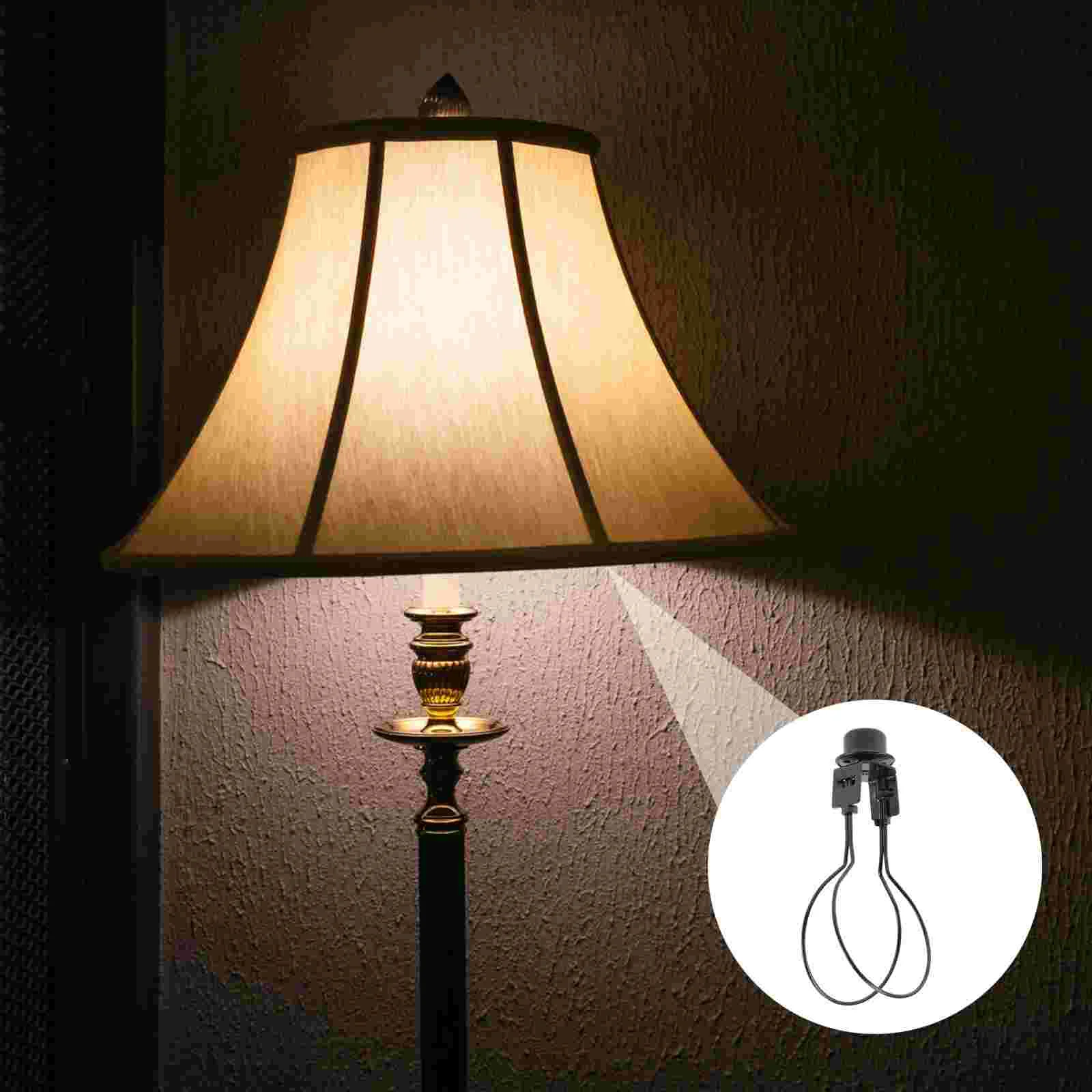 

Light Bulb Clip Clips Lamp Shade Adapter Finial DIY Lighting Accessories Wrought Iron Spring