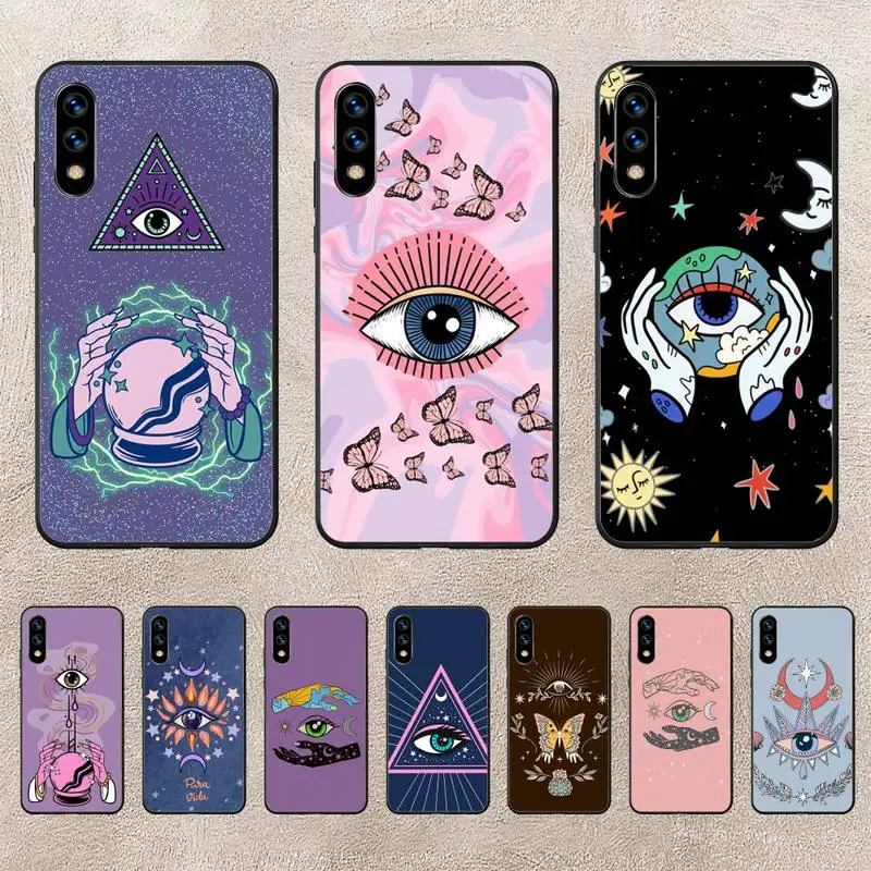 

Lucky Eye Blue Evil Eye Print Phone Case For Huawei P10 P20 P30 P50 Lite Pro P Smart Plus Cove Fundas