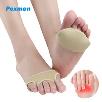 pexmen 2pcs metatarsal pads sleeve ball of foot cushion socks for calluses bunions corns morton neuromas and sesamoiditis