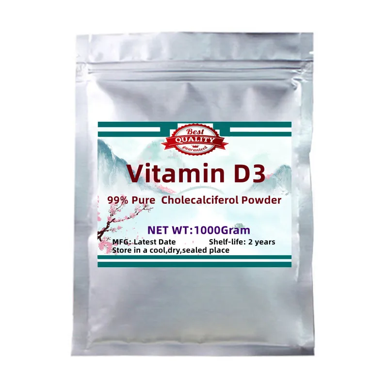 

50-1000g Factory Direct Sales High Quality 100% Vitamin D3VD3,Free Shipping